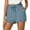 Navy, variant on yueewhu Women Shorts Summer Casual High Waisted Drawstring Wide Leg Womens Gauze Short Shorts (Beige, XXL)