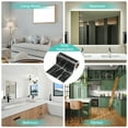 thumbnail image 7 of Uxcell Wood Grain Wallpaper Border 5" x 16.4ft Textured Frame Sticker, Black Texture, 7 of 7