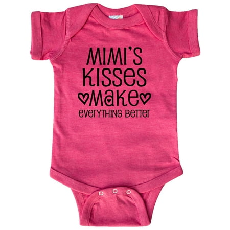 

Inktastic Mimi Kisses Make Everything Better Gift Baby Boy or Baby Girl Bodysuit