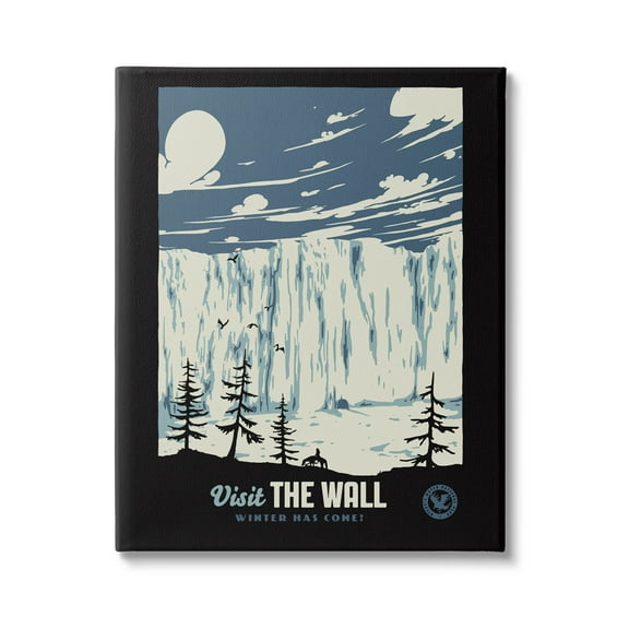 Stupell Industries Winter Has Come Fantasy Landscape Graphic Art Gallery Wrapped Canvas Print Wall Art, Design by Matheus Lopes Castro