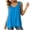 02# Sky Blue, variant on Women's Cotton Sleeveless Tops Loose Fit Swing Top Relaxed Tank Casual Summer Blouse Flowy A-Line Solid Basic Tee XL-5XL