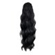 thumbnail image 1 of Extensión de cola de caballo con cordón Extensión de cola de caballo Cabello sintético ondulado Extensión de cola de caballo marrón medio para mujeres 60 cm, 1 of 5
