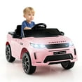 thumbnail image 1 of Gymax 12V Kids Ride On Car Licensed Land Rover Electric Vehicle w/ Remote Control Pink, 1 of 10