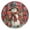 Red Checkered Snowman, variant on Wobogo Red Checkered Snowman Wall Clock 10in Silent Mechanism Battery Operated Retro Style for Living Room Bedroom and Kitchen Black Pointer