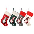 thumbnail image 2 of Decoraciones de medias navideñas 1 paquete de medias navideñas tejidas Adornos navideños colgantes | Decoraciones navideñas Partyred-- brillar Electrónica, 2 of 5