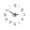 Silver, variant on DIY 3D Mirror Wall Clock Battery - Powered with Customizable Size and Silent Movement for Home and Office Decoration