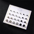 thumbnail image 4 of ziyahi 12 Pairs Rhinestones Girls Earring Set Crystal Ear Stud Earrings Multiple styles No.03 s, 4 of 5