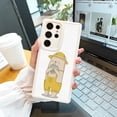 thumbnail image 3 of Protege tu iPhone con estilo: adorables ilustraciones de dibujos animados de mascotas en una funda plateada para teléfono, 3 of 4