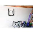 thumbnail image 4 of Allen Sports Wall-Mounted 2-Bicycle Folding Storage Bike Rack, Model 201B, Black, 4 of 8