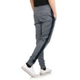 thumbnail image 2 of Ma Croix Men's Crisscross Stretch Skinny Drop Crotch Jogger, 2 of 7