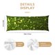 thumbnail image 3 of Balery Green Glitter Sparkle Funda Protectora para Almohada Corporal de Algodón Hipoalergénico con Cierre(55 x 21 pulgadas), Almohadas No Incluidas, 3 of 7