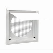InOvate 6” Premium Wall Vent (No Collar) (White)