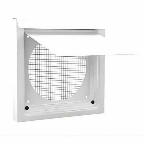InOvate 6” Premium Wall Vent (No Collar) (White)
