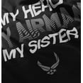 thumbnail image 5 of US Air Force Hero Airman Sister Toddler Boy Girl T Shirt Infant Toddler Brisco Brands 6M, 5 of 6