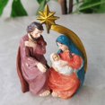 thumbnail image 4 of Conjunto de estatuas de la Natividad, estatuilla, pequeño adorno para la mesa navideña. D, 4 of 9