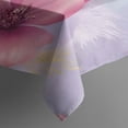 thumbnail image 3 of Gilded Floral Watercolor Pattern Rectangle Tablecloth 60"x84",Waterproof Polyester Rectangle Table Cloth, Wipeable Spillproof Polyester Tablecloth for Dining, Camping, Indoor and Outdoor, 3 of 5