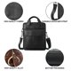 thumbnail image 3 of Bolso bandolera de piel auténtica para hombre, bandolera ajustable, para viajes, trabajo, negocios, 3 of 8