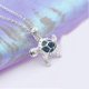 thumbnail image 4 of Turtle Necklace Blue Stone Turtle Pendant Necklace Girls Ladies Jewelry Gifts Girls Birthday Gifts--Colorful-Product code 49550 Colorful, 4 of 5