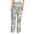 thumbnail image 3 of Haiem Space Doodle Women's Pajama Pants Ultra Lightweight Pjs Bottoms Sleepwear Bottom Pants With Pocket Drawstring-Medium, 3 of 9