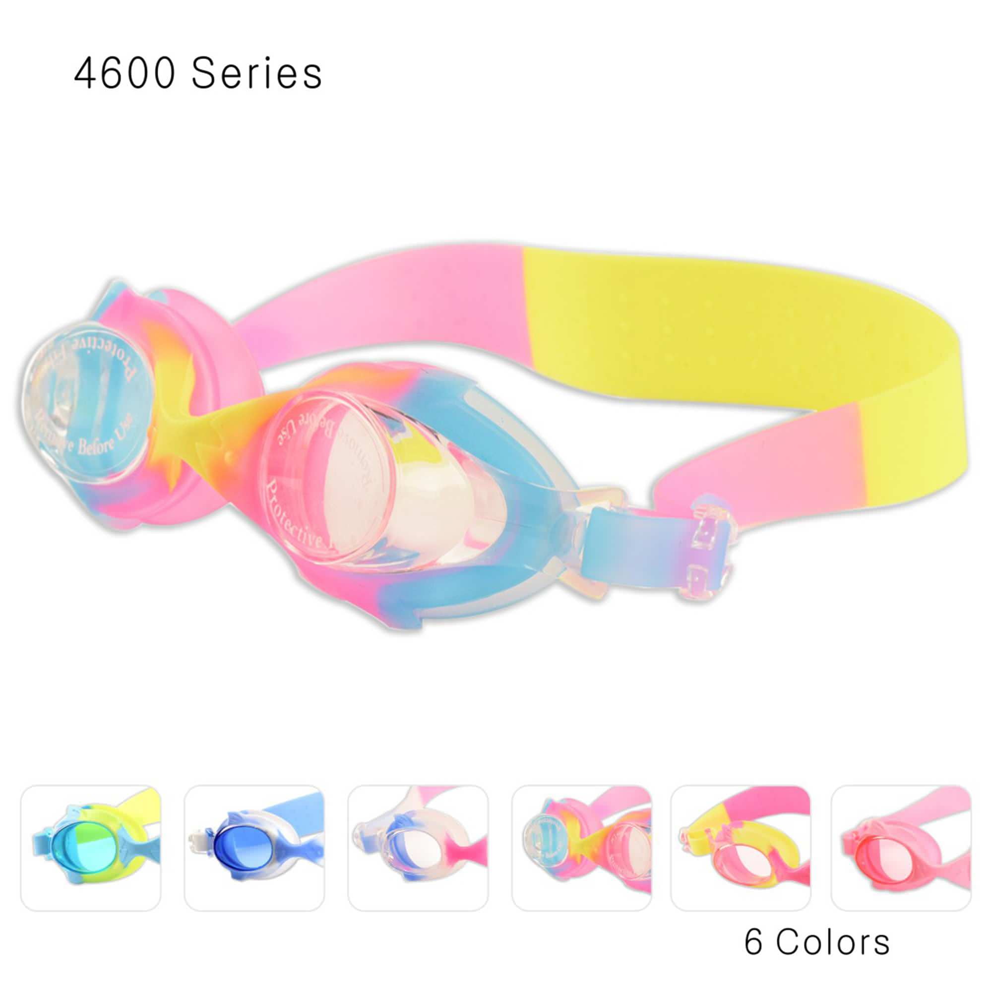 JML Kid Goggles, Cute Swim Goggles Soft Silicone, Anti-Fog, No Leaking, UV Protection Hypoallergenic Swimming Goggles... by JML