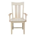 thumbnail image 2 of International Concepts Ava Unfinished Wood Arm Chair, 2 of 12