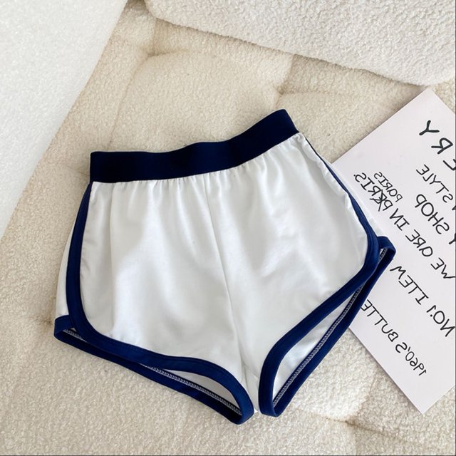 Pantalones deportivos casuales para mujer, pantalones finos de primavera y verano, pantalones cortos de cintura alta, pantalones rectos de pierna ancha y ajustados