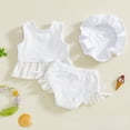 thumbnail image 7 of Hessimy Girl One Piece Swimsuit Swimwear Beach Bathing Suit,Bathing Suit（White，6-12 Months）, 7 of 7