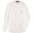 thumbnail image 1 of Camisa con Botones de malla LS Ralph Lauren para hombre blanca mediana, 1 of 1