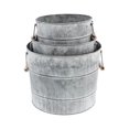 thumbnail image 4 of 3 piezas macetas de hierro de metal balcón jardín patio macetero macetas de planta vintage HOMEMAXS 9991417-MX, 4 of 6