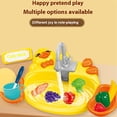 thumbnail image 4 of VONKY AssortedColor Electric Sink And Water Play Toys Kids Circulating Water Kitchen Sink Set For Playtime blue, 4 of 6