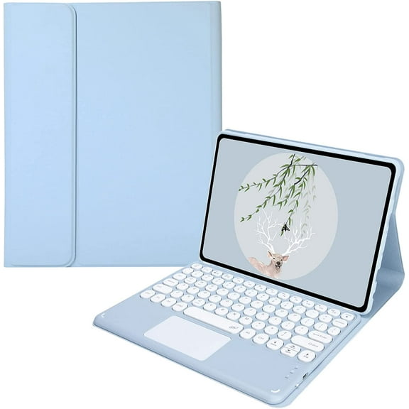 Keyboard Case for Lenovo Tab P11 Pro 11.5-inch (Model: TB-J706F/J706L) 2020 Release, Detachable Wireless Touchpad Keyboard, PU Leather Folio Cover, Slim Lightweight Shell Protective Case