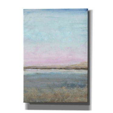Epic Graffiti 'Pink Horizon II' by Tim O'Toole, Canvas Wall Art, 18"x26"