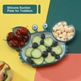 thumbnail image 1 of Silicone Suction Plate for Toddlers Self Feeding Plate Divided Dish and Bowl for Baby Kids Fun Crab Shape Food Feeding Bowl Non-slip and Microwave Dishwasher Safe for Most Highchairs Tray, 1 of 8