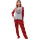 thumbnail image 1 of Conjuntos de pijamas familiares a juego para mamá Pijamas navideños con camiseta de manga larga y pantalones Ropa de estar por casa, 1 of 6