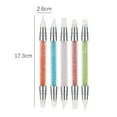 thumbnail image 2 of 5 Pcs Dual Tipped Silicone Nail Tools Nail Art Sculpture Pen,Silicone Head Nail Art Brushes2509, 2 of 7