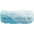 thumbnail image 2 of Harbick, N. 14x8 Gold Ornate Wood Framed with Double Matting Museum Art Print Titled - Adventure, 2 of 4