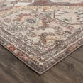 thumbnail image 3 of Hauteloom Yennora Living Room, Bedroom Area Rug - Traditional - Gray, Brown, Red - 6'7" x 9', 3 of 14