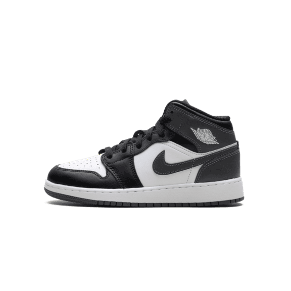 JORDAN GRADE SCHOOL Air Jordan 1 Mid "Black/ Iron Grey/ White" DQ8423 001 from Stadium Goods