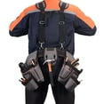 thumbnail image 2 of Adjustable Shoulder Tool Belt with Multi Pockets Heavy Duty Construction Gear, 2 of 13