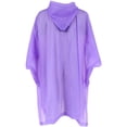 thumbnail image 2 of CTM Adult Waterproof Reusable Rain Poncho by Wootie, 2 of 5