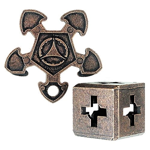 Bepuzzled O'gear Hanayama Rompecabezas de cerebro de metal fundido (nivel 3) Rompecabezas BePuzzled Bepuzzled