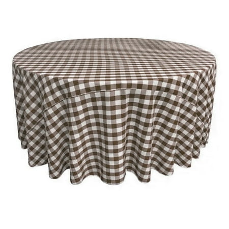 

Cotton Gingham Checkered Round Tablecloth for Wedding/Bridal Shower Birthdays Special Events