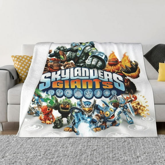 Skylanders Ultra-Soft Micro Fleece Blanket Cozy Blanket Thick Warm Plush Throw Blanket Sofa Cushion