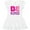 AA-White, variant on Be Kind Logo in Pink and Purple Girls Toddler Dress
