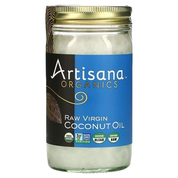 Artisana, Organics, Raw Virgin Coconut Oil, 14 oz Pack of 4
