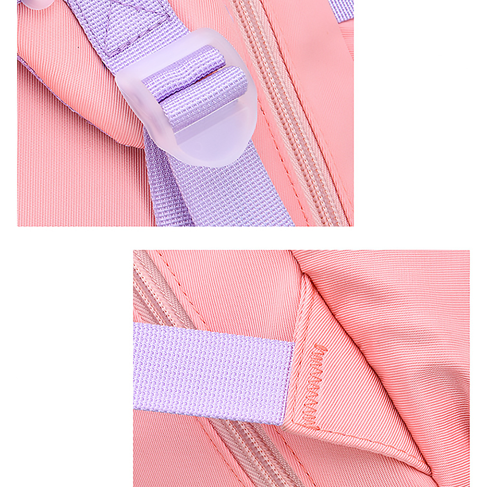 Mochilas escolares para niñas, de gran capacidad y modernas, ligeras e impermeables, rosa 2