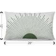 thumbnail image 4 of Abstract Boho Sun Sunset Sunrise Sunshine Throw Pillow Cover 12x20 Inch Boho Sun Themed Decor For Home Bedroom Living Room Girl Room Dorm Nursery,Girls Women Kids Boho Lovers Gifts (dark grenn), 4 of 4