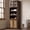 Brown, variant on S-HOME 71” Tall Kitchen Pantry Cabinet Anti-Tip Organizer with Open Shelves and Rattan Doors Extra Deep 15.8 Inch for Storage Solutions, Brown