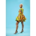 thumbnail image 5 of Dress For Women African-Style Sexy Deep V-Neck Women'S Flared Long-Sleeved One-Piece Short Skirt Fashion Skirt, 5 of 6