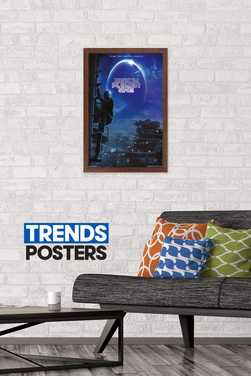 Ready Player One - One Sheet Wall Poster, 14.725" x 22.375", Framed